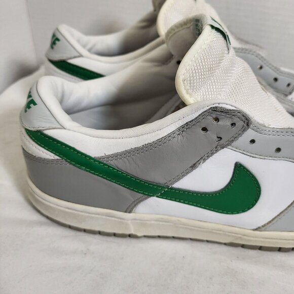 Nike Dunk Low Vintage Green White Grey Natural Size 11 2003 624044-131 Rare VTG - Picture 7 of 15